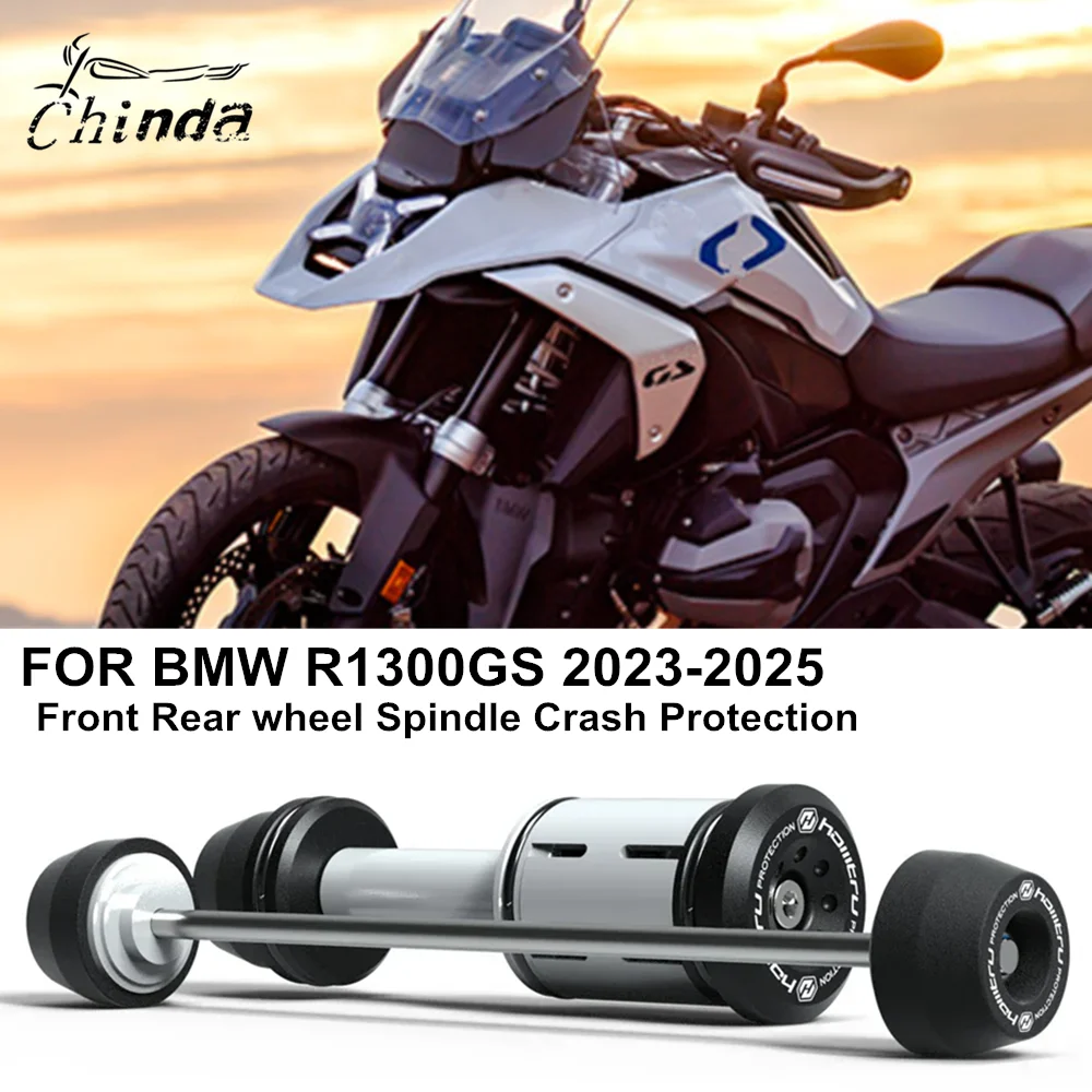 

For BMW R1300GS R1300 GS Adventure R1300GS Adv 2023 2024 2025 Motorcycle Front & Rear Axle Fork Crash Sliders Wheel