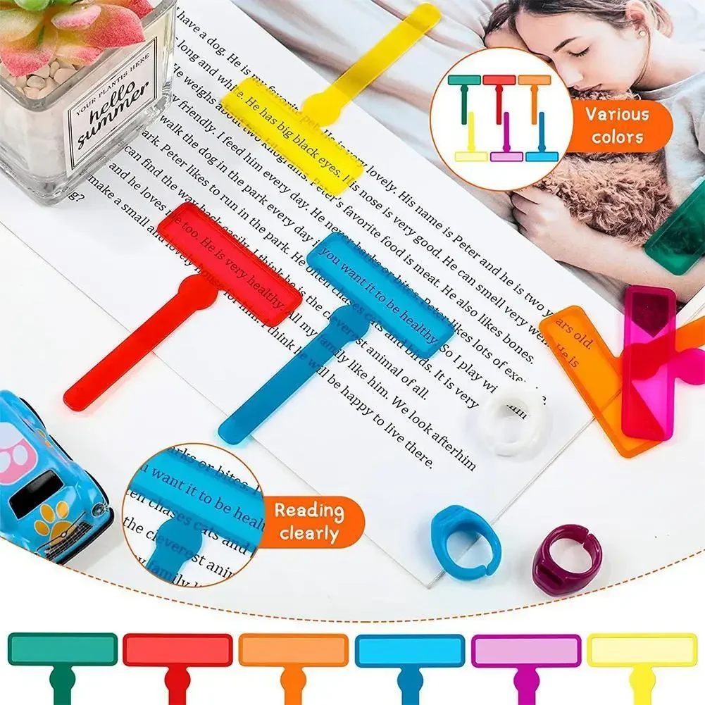 Guided Reading Strips Finger Focus Highlighter Dyslexia Suppliess For Children Hyperactive  Early Readers Kids Reading Magnifier