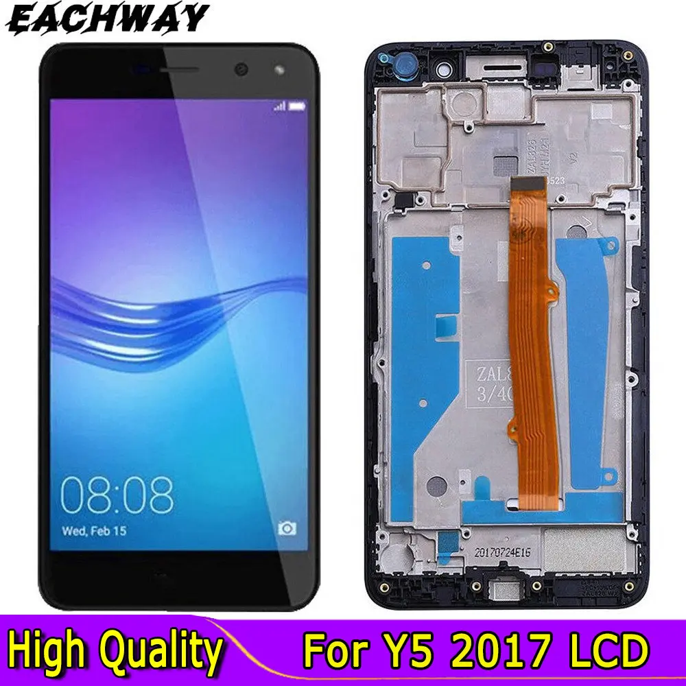 Tested For Huawei Y5 2017 LCD Touch Screen Digitizer Y5 iii Display MYA L02 L41 L22 Replacement Part For Nova Young Y6 2017 LCD