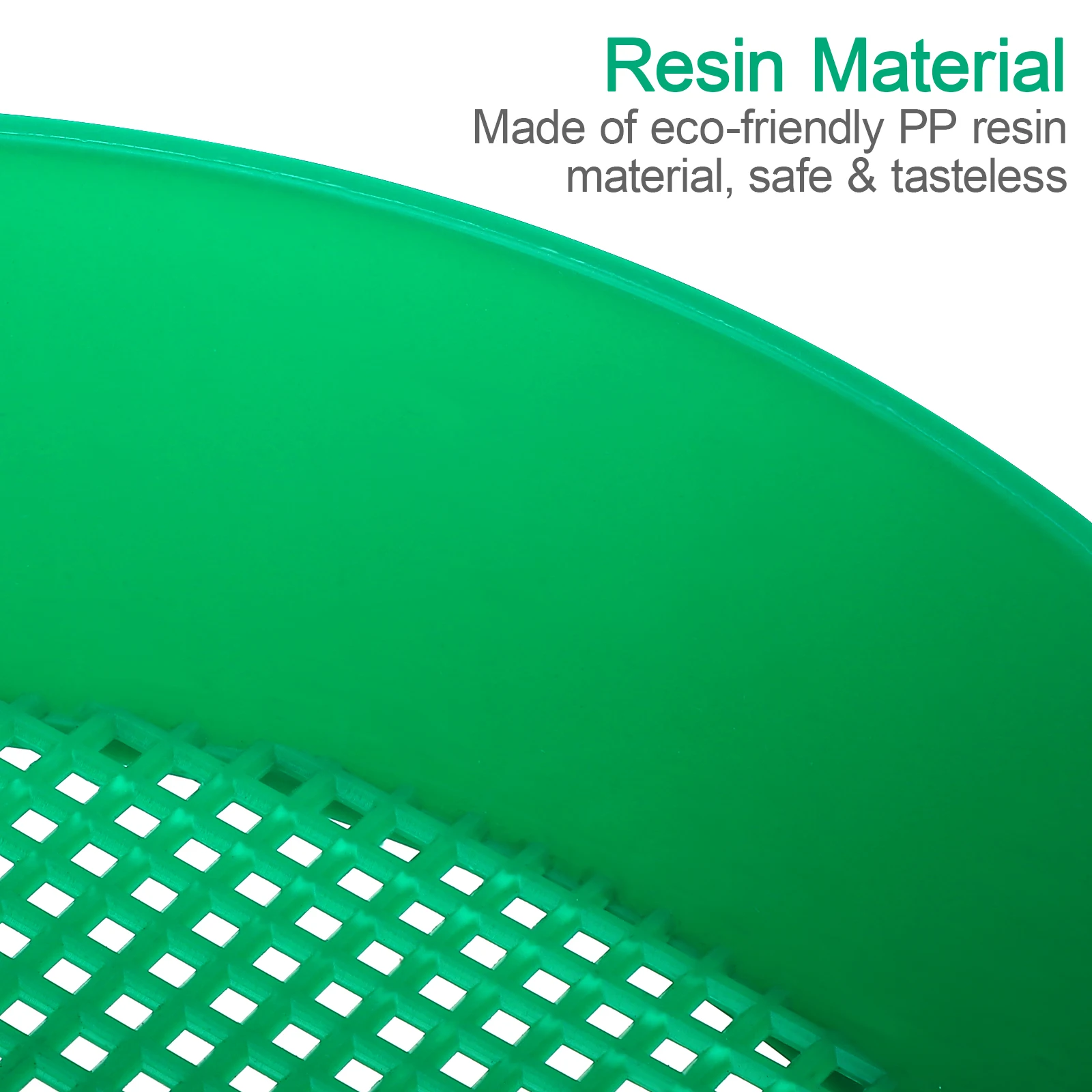 

2PCS Gardening Durable Garderning Tool Plastic Sieve Basin Compost Mesh Screen Sifting Pan Filter for Garden Park