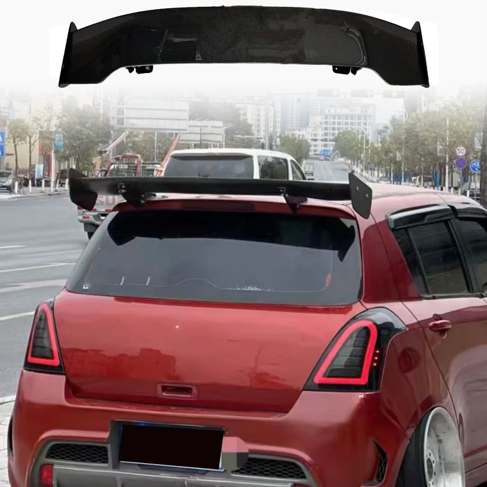 

Suitable for Suzuki SWIFT Sport 2005-2015 pure carbon fiber VOLTEX style top wing decoration rear spoiler automotive accessories