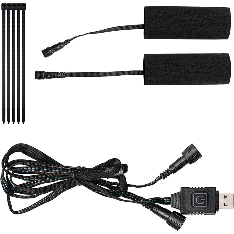 

Motorcycle Handlebar Heated Grips Handgrip Electric 5V6 Heated Grip Cover Comfortable Handlebar Warmer Kit, Electric Heating
