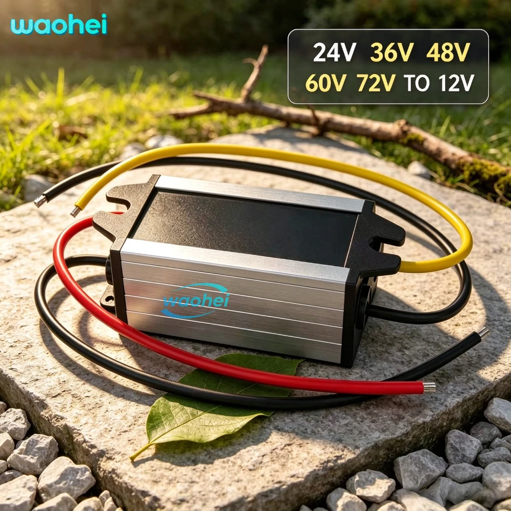 36V 48V 60V 72V To 12V Buck Module DC-DC Converter Power Supply Voltage Regulator 24V To 12V Step-down Stabilizing Transformer