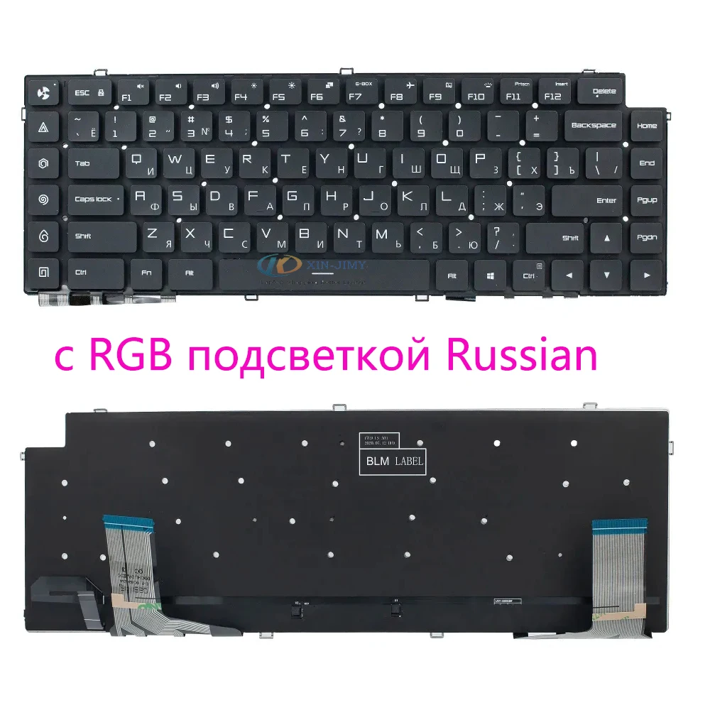 

Клавиатура для Xiaomi Mi Gaming 15,6 XMG1902 с RGB-подсветкой, русская раскладка
