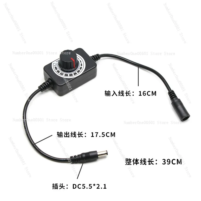 DC5-24V 5A DC power supply speed control power supply switch 12V fan governor 60W adjustable temperature/dimming