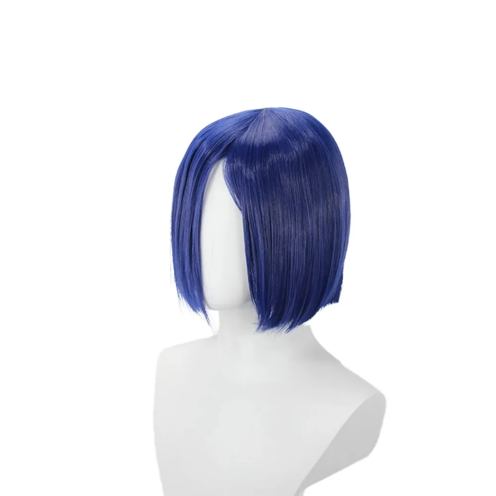 Coraline 코스프레 가발 블루 애니메이션 의상 머리 어린이 성인 할로윈 파티