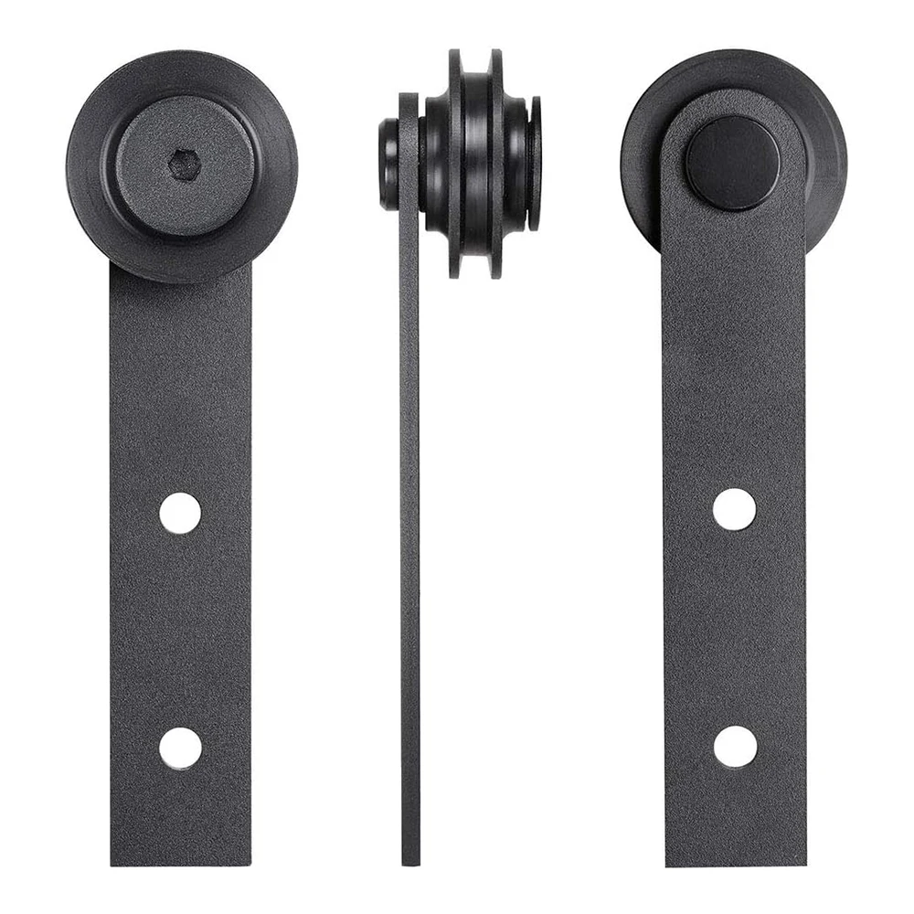 Imagem -06 - Lwzh-hardware de Porta Deslizante Rolos para Bypass Cabides Suavemente Trilha Silenciosa Não Incluída