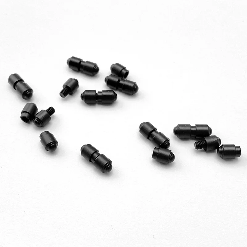 3 Sets Stainless Steel Material Folding Knife Push Knife Screws Thumb Button Stud Nails 4MM Hole Size DIY Make Accessories Part