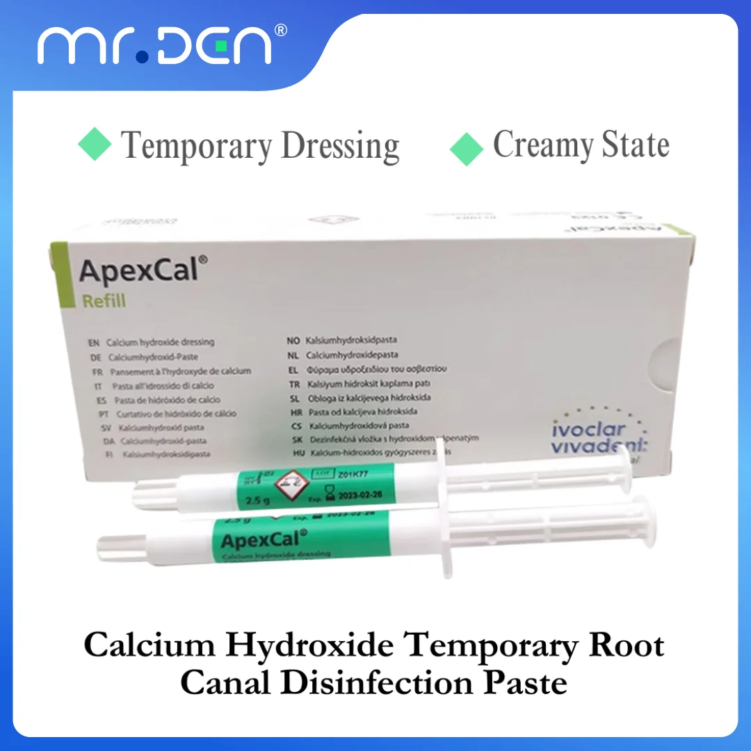 

Vivadent Ivoclar Apex Cal - Calcium Hydroxide Root Canal Disinfection Paste Temporary Dental Disinfection Material