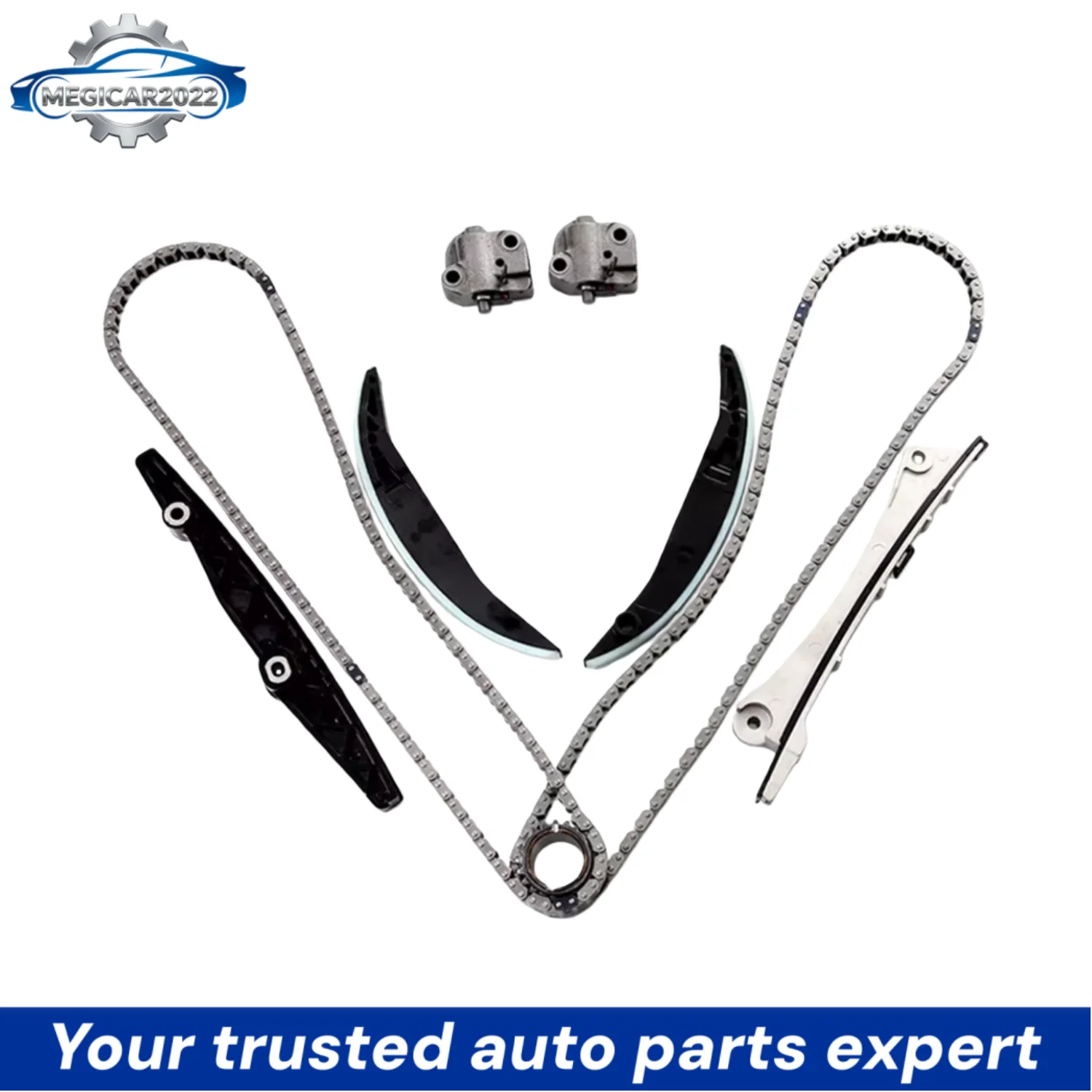 Engine Parts Timing Chain Kit Fit 2.5 3.0 L For 01-09 Ford Escape Lincoln Mazda MPV Tribute Mercury Mariner 2.5L 3.0L V6 GAS
