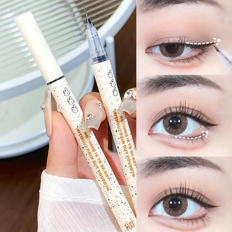 Liquid Eyeliner Lying Silkworm Pen Waterproof Quick Dry Smooth Eye Liner Long Last Lower Eyelash Pencil Korean Makeup Cosmetics