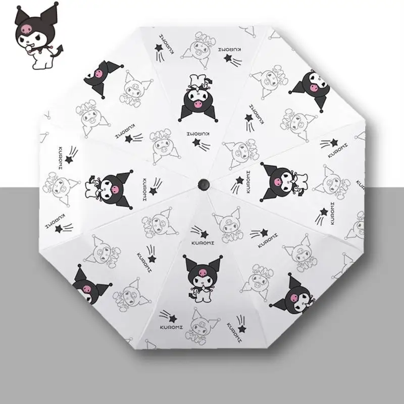 

Sanrio Kawaii Umbrella Kuromi Anime Sweet Cartoon Cute Summer Sun Shade Sunscreen Umbrella Creative Birthday Gift