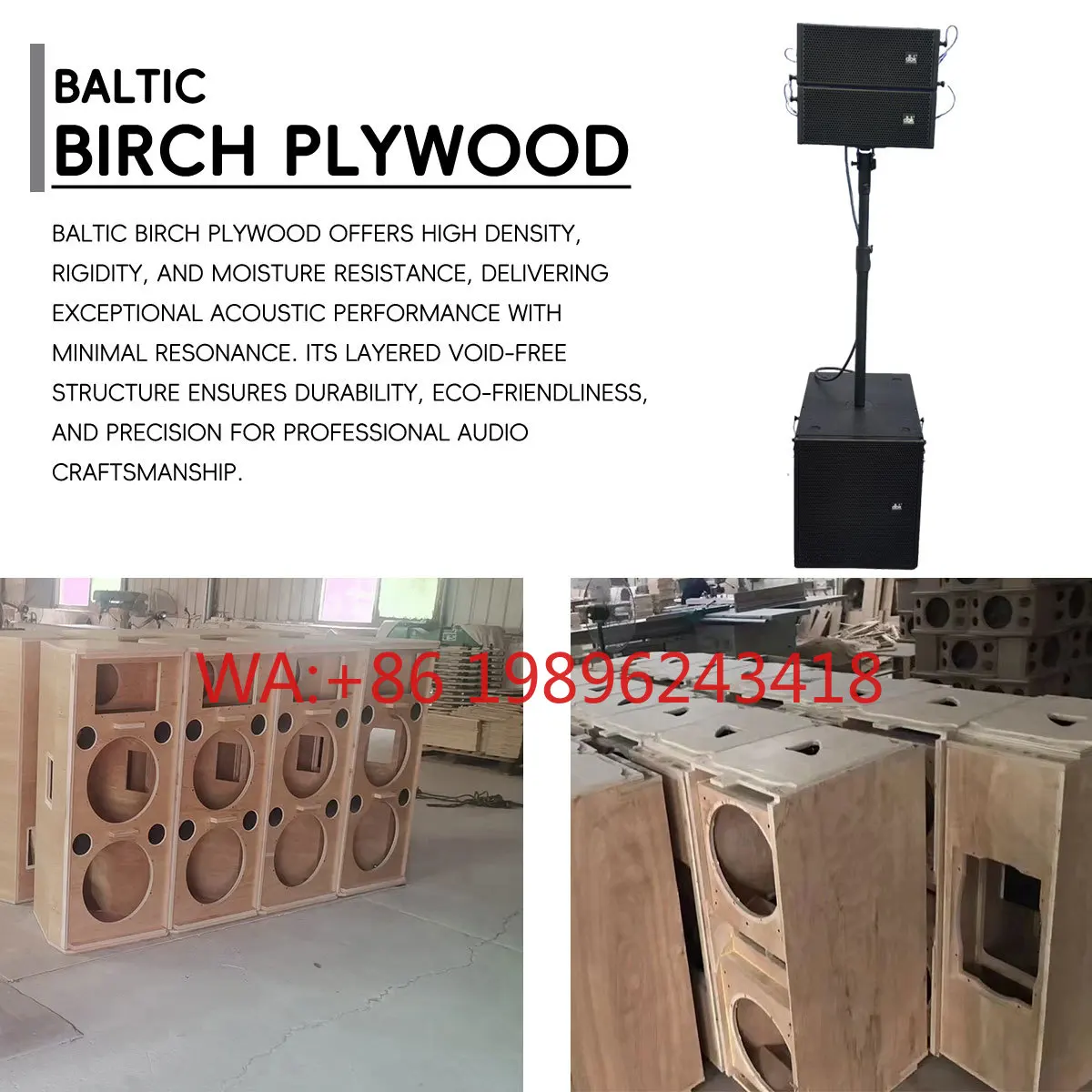 

Wholesale Dual 5-Inch Column Line Array Speaker with 15-Inch Active Subwoofer Outdoor Professional PA Sound System for Church