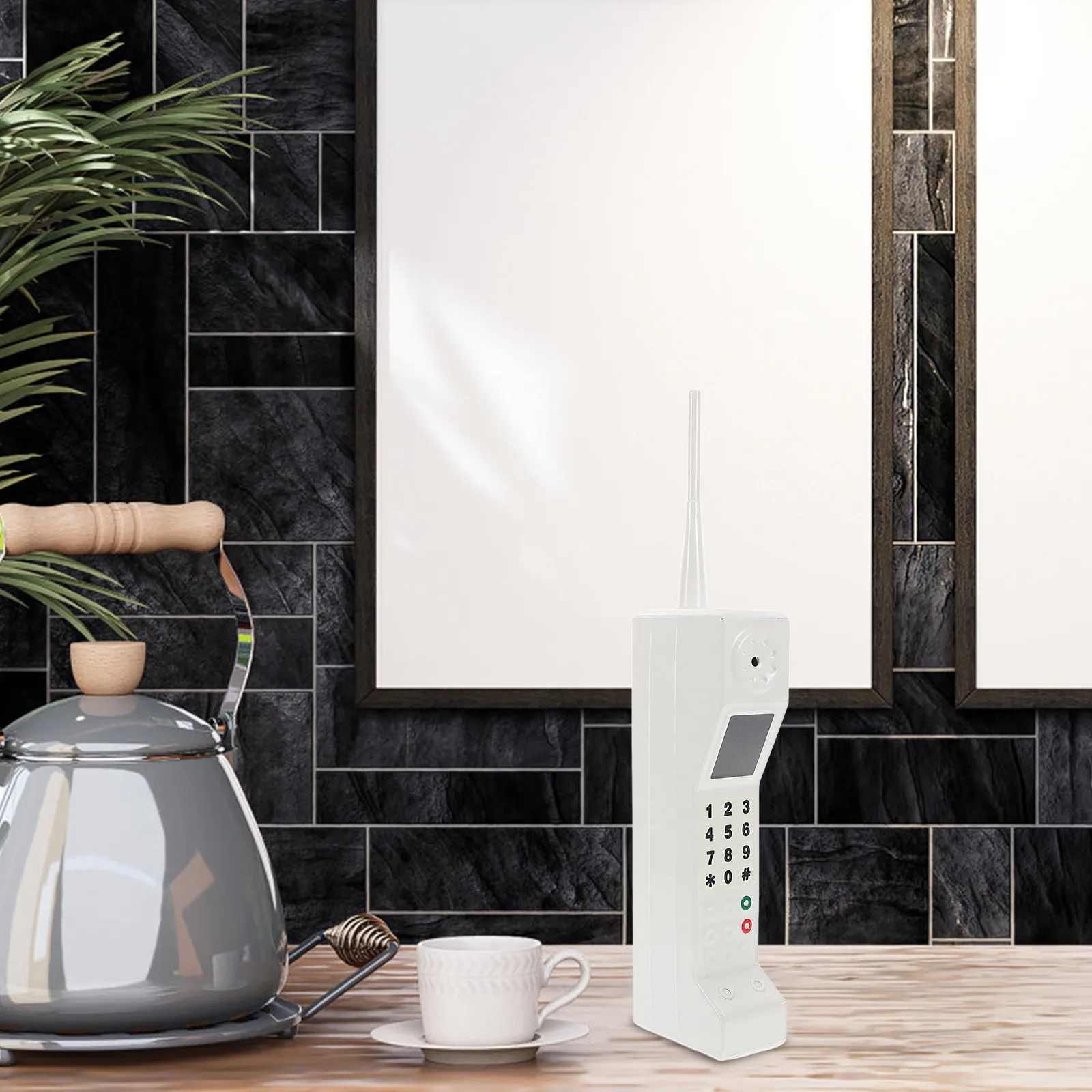 Retro Cell Phone Classic Vintage Style for Stage Performances Home Decor 80s 90s Party Desktop Ornament Old Phone