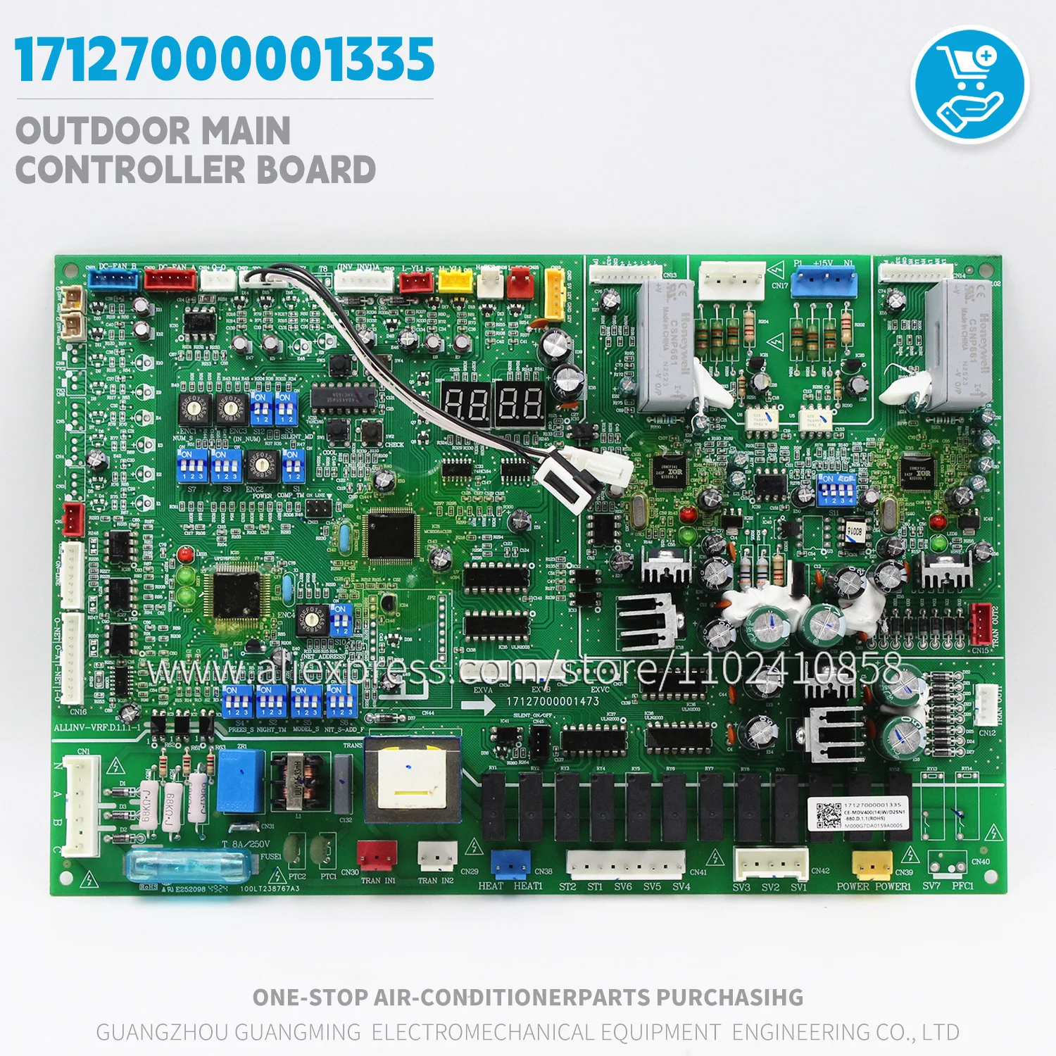 Placa de control principal para unidad exterior 17127000001335 para piezas de aire acondicionado Midea MDV VRF HVAC PCB Herramientas originales