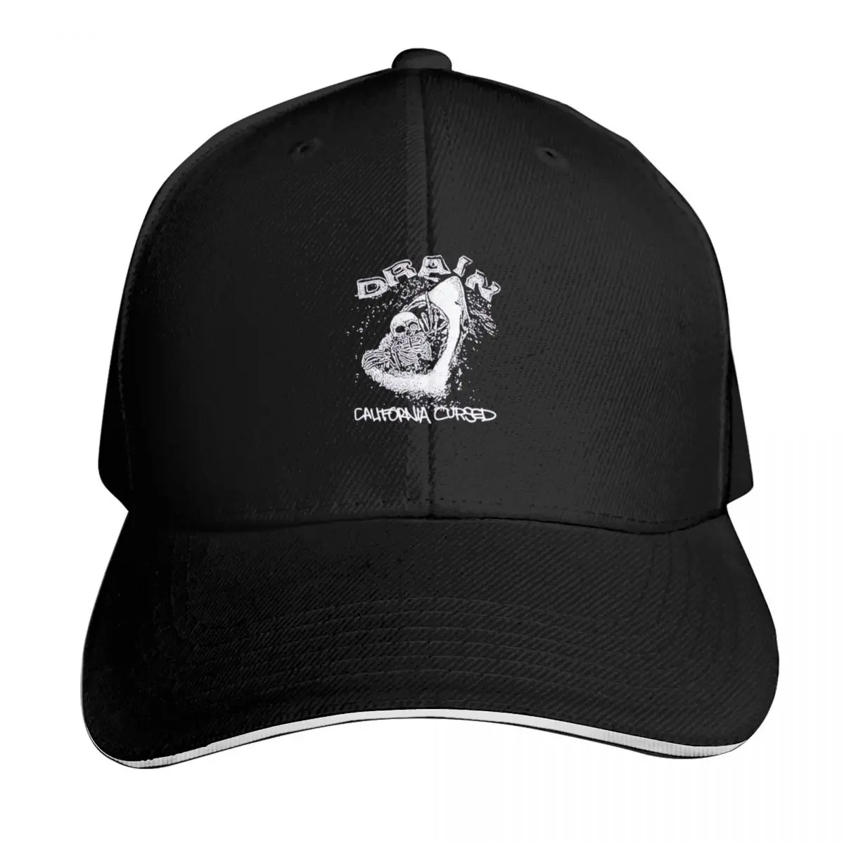 Drain Shark Cursed Baseball Cap Casual Daily Wear Quick Dry Performance Cotton Twill Breathable