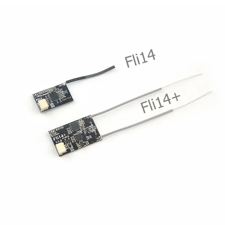 2.4G Fli14+ Receiver Compatible Flysky FS-i4 FS-i6 FS-I6X FS-i6S FS-i10 FS-iT4S with RSSI output to Betaflight OSD for FPV Drone