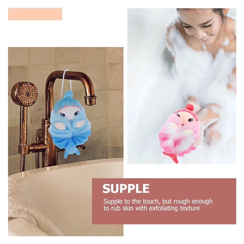 

2 Pcs Scrubber Children's Bath Ball Balls Hands- Accessory Accessories Body Toddler