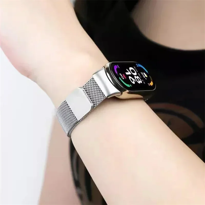 Milanese Loop Strap for Xiaomi Mi Band 8 Bracelet Stainless Steel Strap for Xiaomi Band 9 Accessories for miband 8 Metal Strap