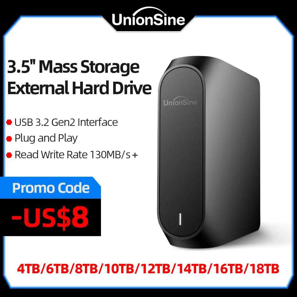 UnionSine 4TB 6TB 8TB 10TB 12TB 18TB 3.5