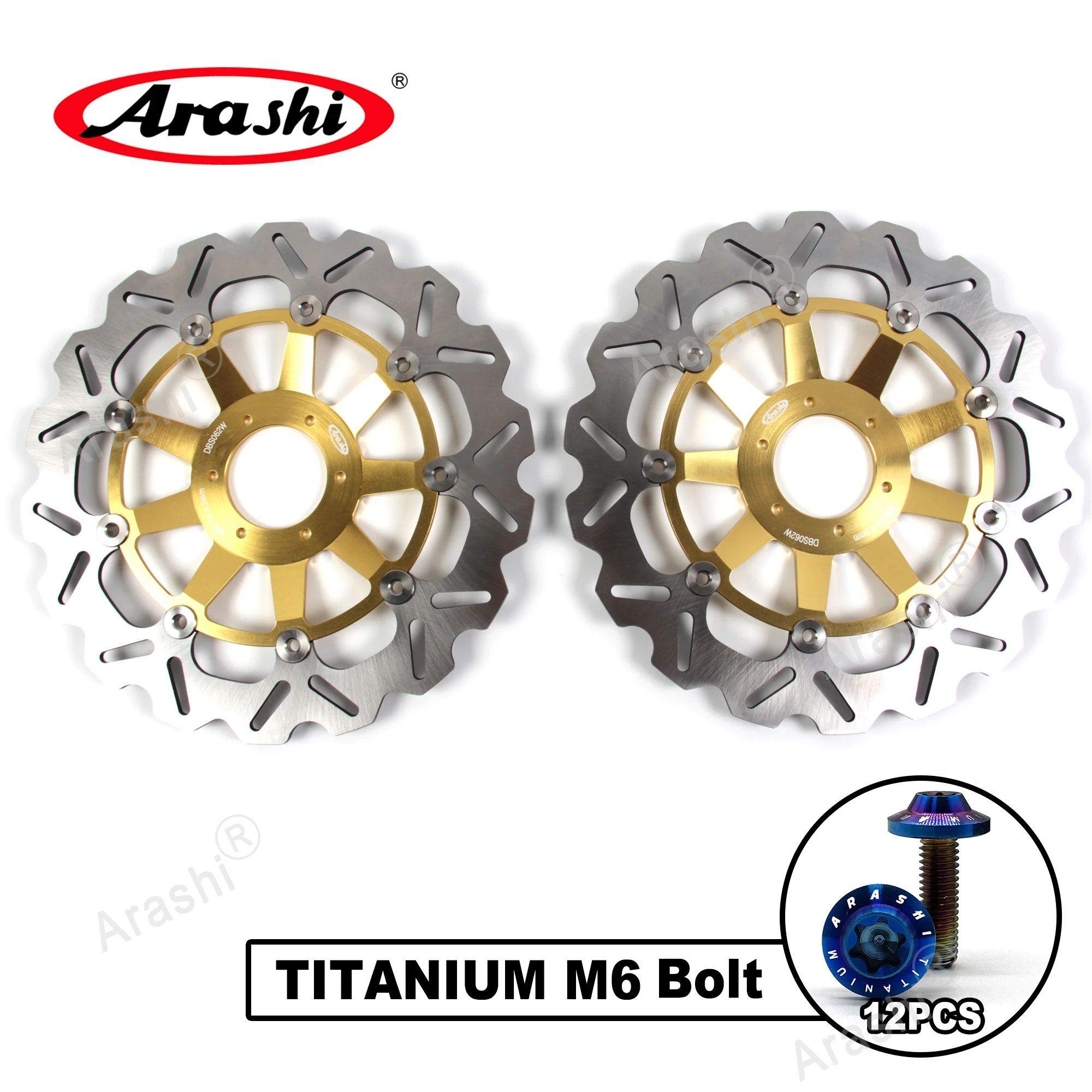 Arashi For HONDA CBR1100XX 99-07 CNC Front Brake Disc Rotor CBR1100 CBR XX 1100 1999 2000 2001 2002 2003 2004 2005 2006 2007
