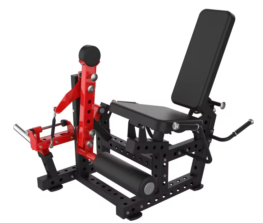 Dual Functional 3mm Carbon Steel Material Seated Leg Extension Prone Leg Curl For Home Gym Use