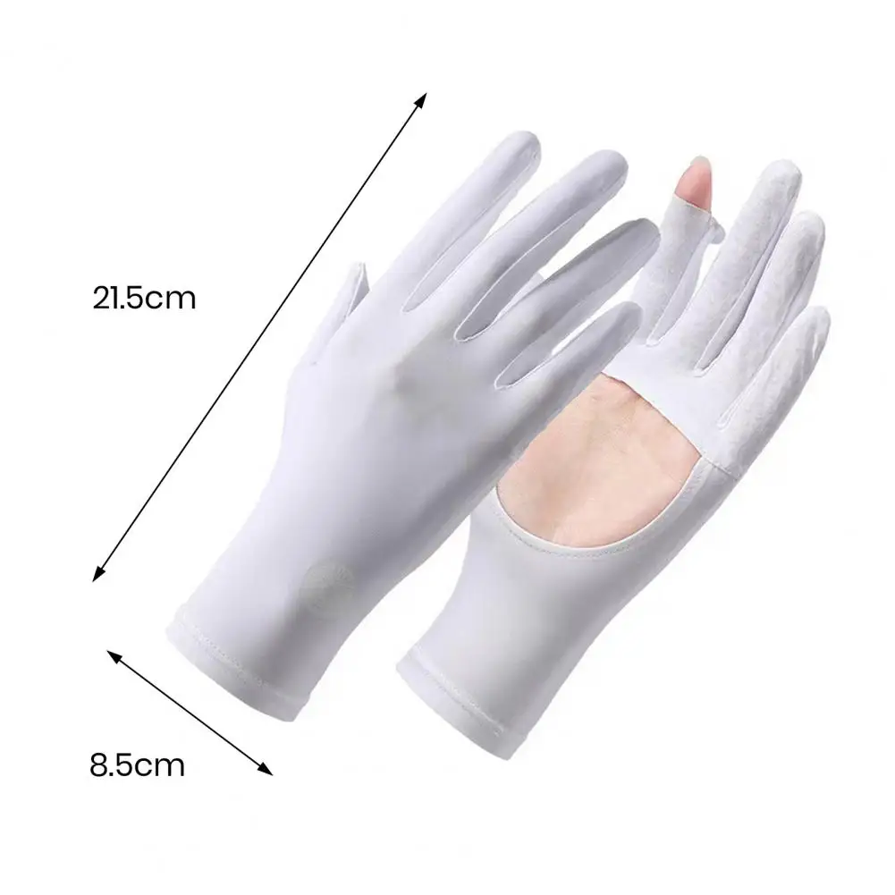 Touch Screen Gloves Uv proof Full Finger Sports Gloves with Breathable Hollow Design Compatibility for Outdoor image 6