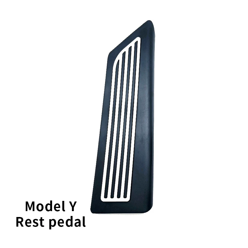 Aluminiumlegering pedaalbeschermerset voor Tesla 2021-2025 Model 3/Y – Carbon Flash gaspedaal, rem- en rustpedaal