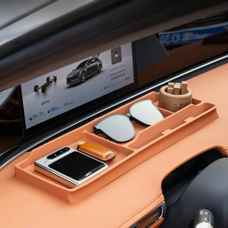 

For Cadillac XT5 Special Central Control Screen Behind-the-scenes Storage Box Storage Car Supplies Modified Parts Accessories