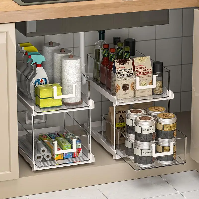 Etagere-de-rangement-multi-niveaux-coulissante-pour-cuisine-et-salon-organisateur-de-tiroir-double-couche-sous-evier-rangement-de-cuisine