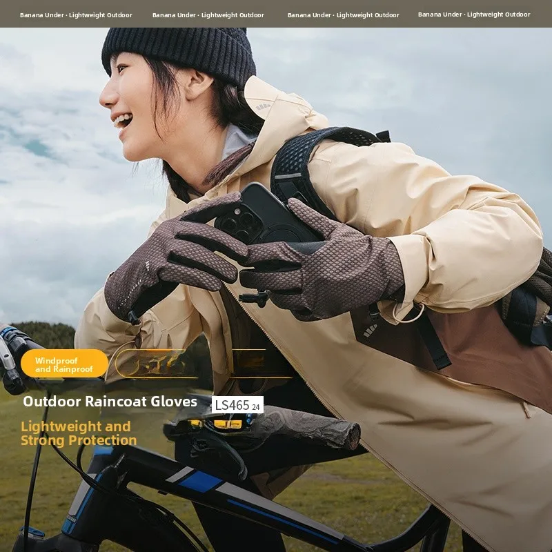 warm-fleece-touchscreen-gloves-flexible-comfortable-not-tight-women's-gloves-banana-leaf-ls465-medium-thickness-sport-use