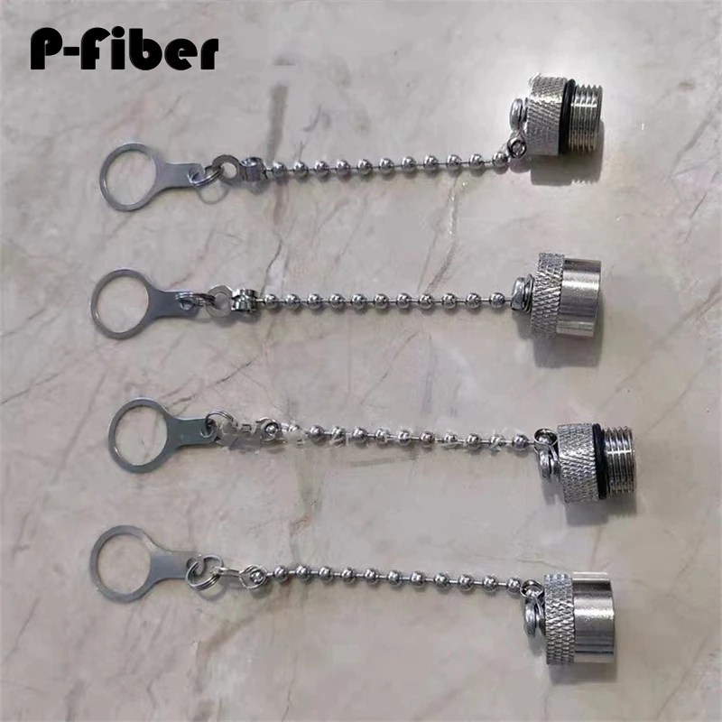 Aviation plug socket 10pcs M12 dust plug waterproof cover 12mm connector sensor cover metal cap