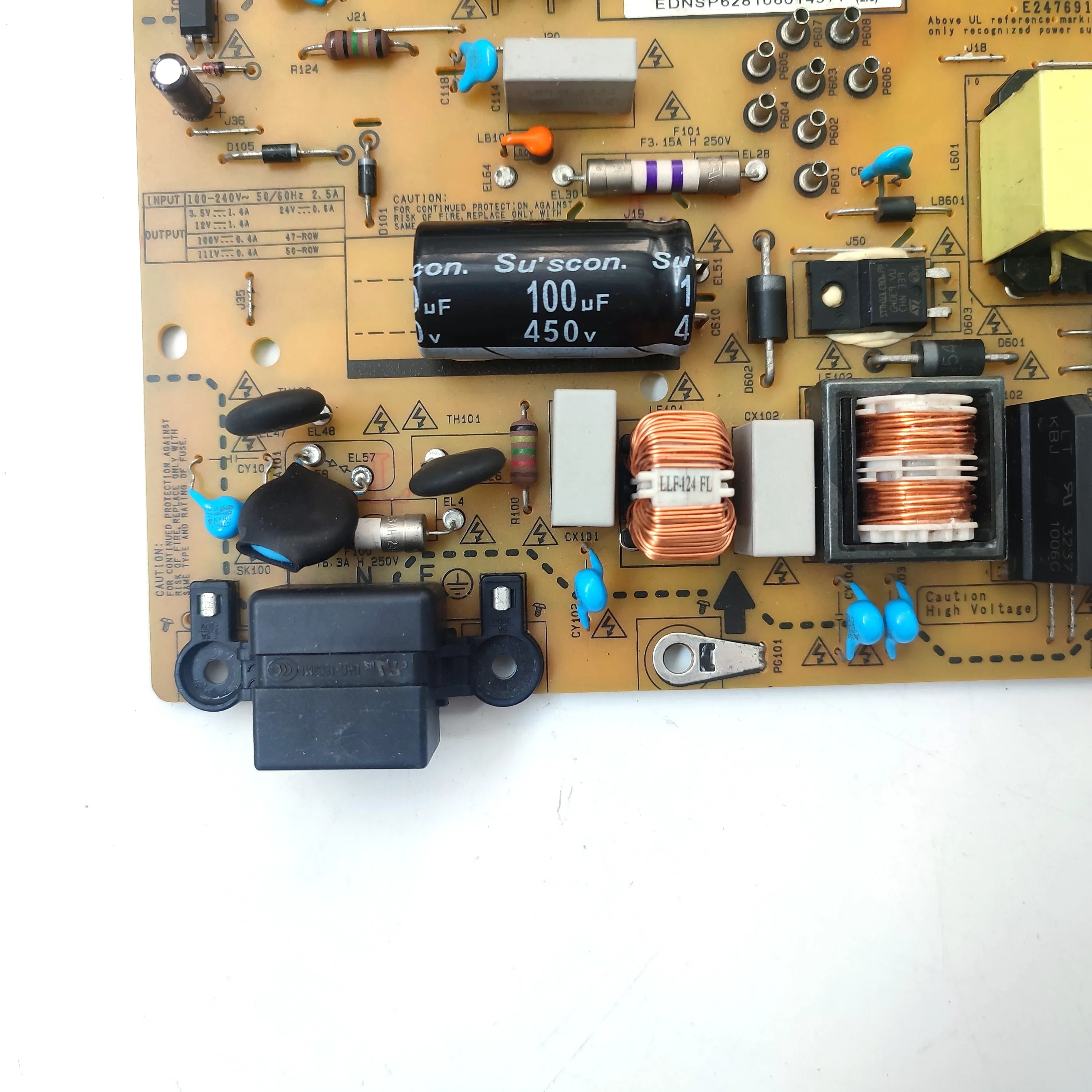 حقيقي الأصلي EAY62810801 EAX64905501(2.2) GP4750-13PL2 REV 2.0 امدادات الطاقة/لوحة LED لتلفزيون LG #5