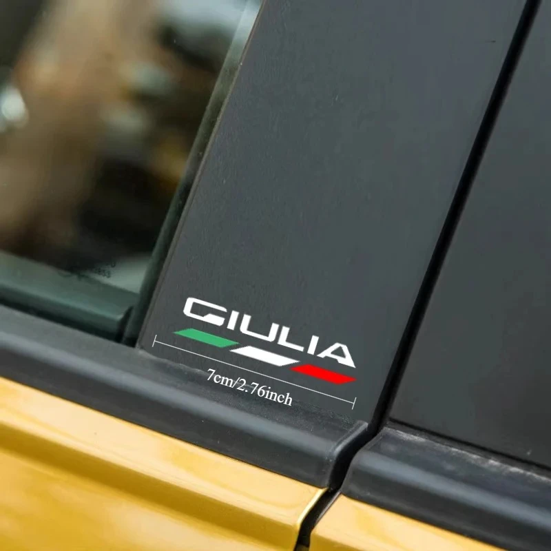 

Gulietta 159 156 Stelvio Sportiva Giulia Car Body Sticker For Alfa Romeo Mito Brera 147