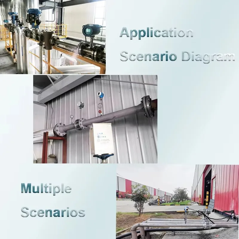 

150mm Gas Flow Meter Digital Gas Flow Meter Petrol Flow Meter Vortex Flowmeter With Flange Connection