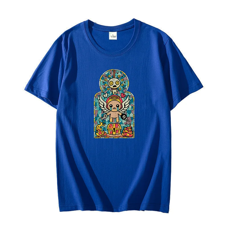 Binding Of Isaac Afterbirth Binding Cotton T-shirt Graphic T Shirts Oversize t-shirts Short Sleeve t-shirts Summer Men Clothing