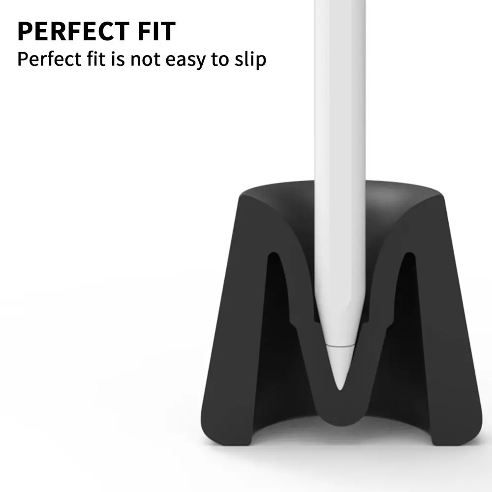New Silicone Stand Base Stand Mount Desk Holder Stylus Accessories Station Dock for Apple Pencil 1/2 view 4