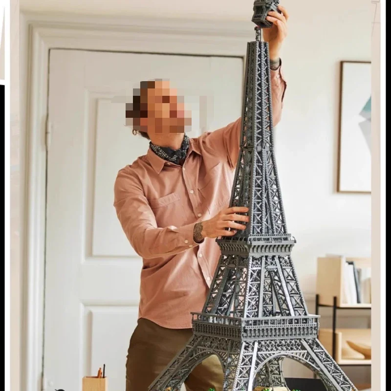 Eiffel Tower Building Giant Model Adult Difficult Assembly Chinese Building Blocks Gift Method