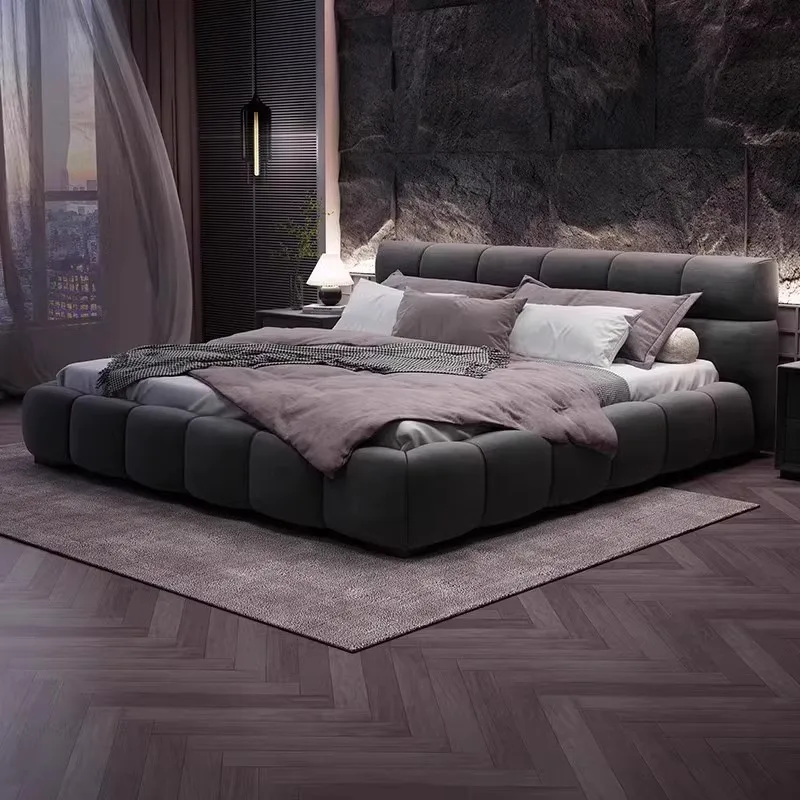 

Luxury Modern Velvet double beds 150x200cm 180x200cm 200x220cm bed 2 people Double bed Bedroom Furniture frame bedstead