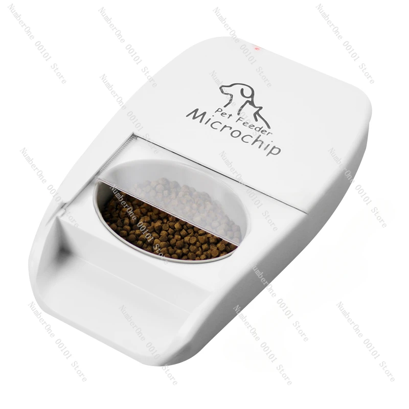 Automatic Cat Feeder Auto Cat Food Microchip Pet Feeder Wet and Dry Food Dispenser for Small Dogs with Microchip Sensing