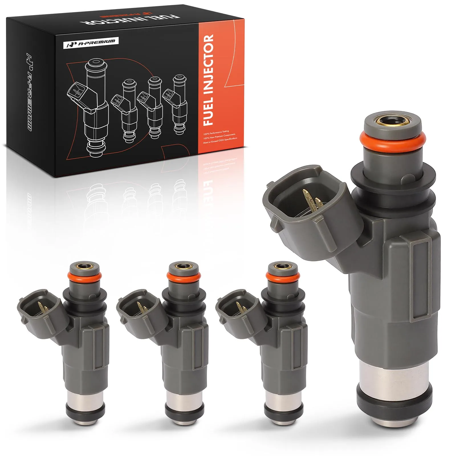 A-Premium 4Pcs Fuel Injector for Mitsubishi Mirage 1997 1998 1999 2000 2001 2002