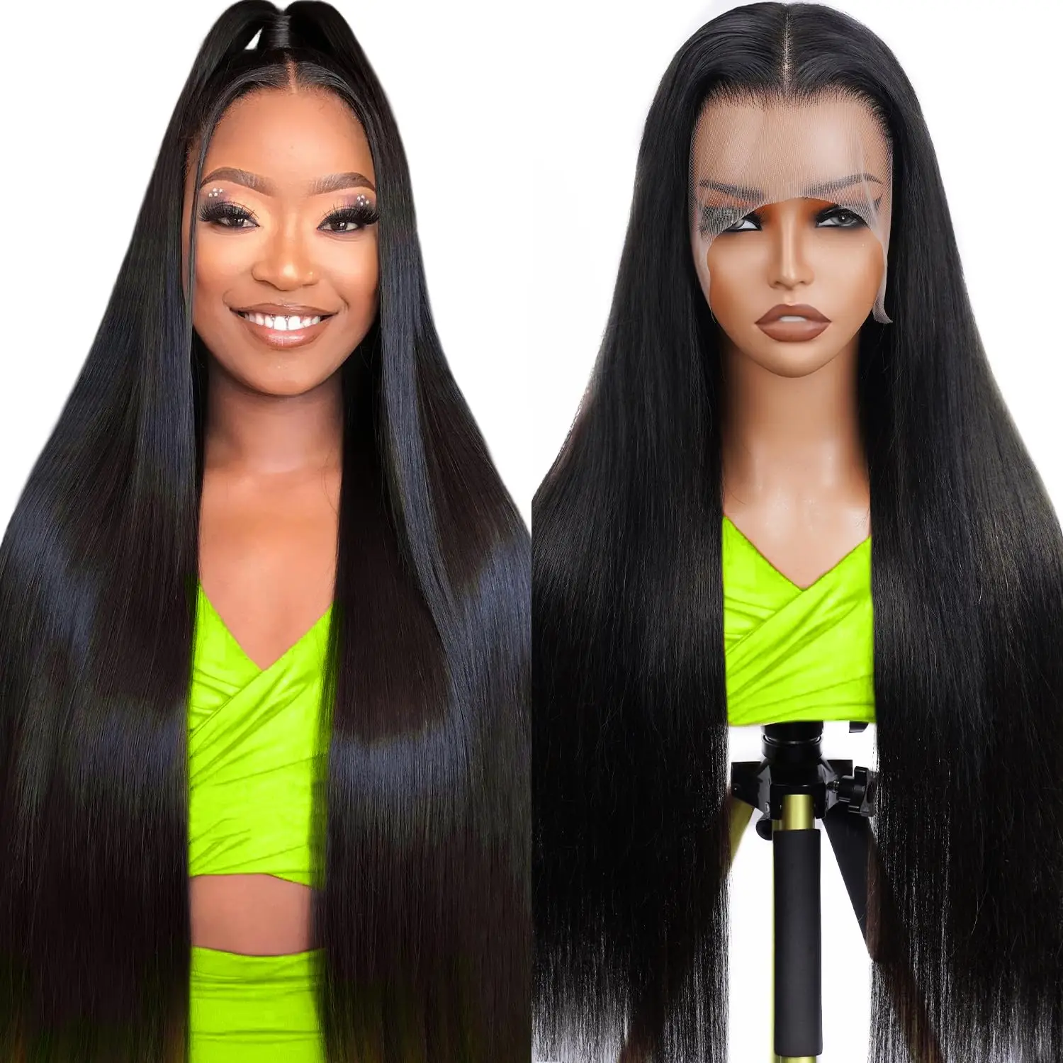 

30 Inch Straight HD Lace Front Wigs Human Hair Pre Plucked Glueless 13x6 Lace Frontal Wigs Human Hair for Women Natural Hair