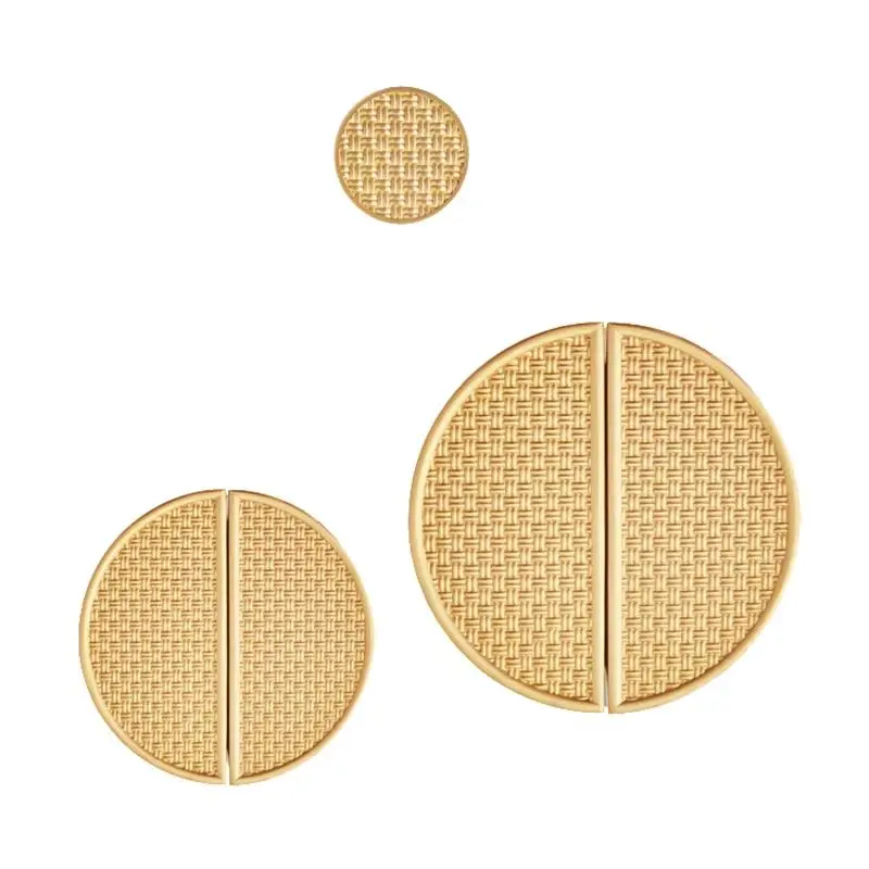 

2PCS/2Pairs Solid Brass Weave Pattern Furniture Pulls Handles Drawer Knobs Cupboard Wardrobe Closet Dresser Cabinet Door Pulls