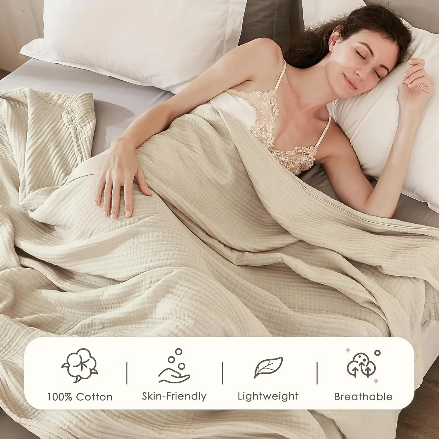 Muslin Blanket Blanket Double Bed Blankets for Winter King Size