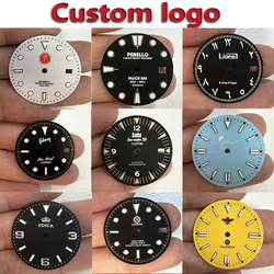 Goutent-Custom Nome Logo Watch Dial para Movimento Automático Personalização, Laser Print, DIY, 28.5mm, 29mm, 30mm, 31mm, NH35, NH36