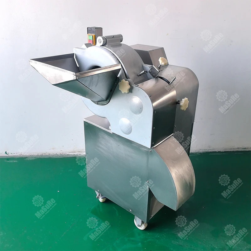 Industrial Potato Carrot Cube Vegetable Cutting Electric Coconut Dicing Machine