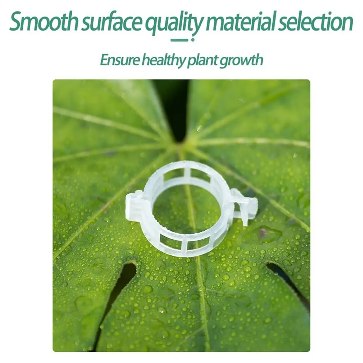 ABNH 200PCS Plant Support Garden Clips Tomato Clips Supports/Connects Plants/Twine/Vines Trellis/Cages Plant Vine Green