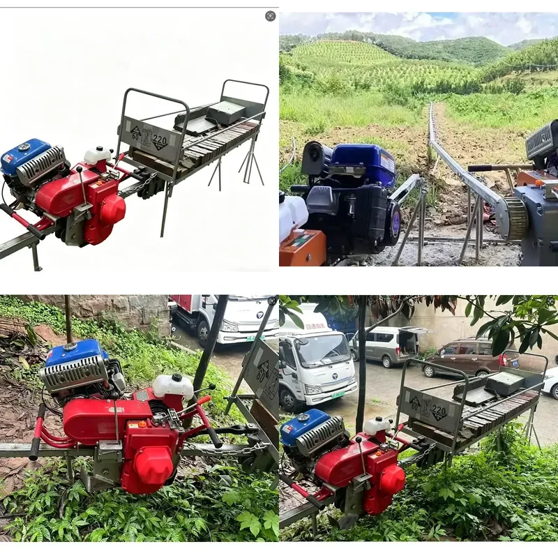 Agricultural Steep Slope/Mountain/Hill Monorail Transporter Self-propelled Mountain Rail Transport Vehicle