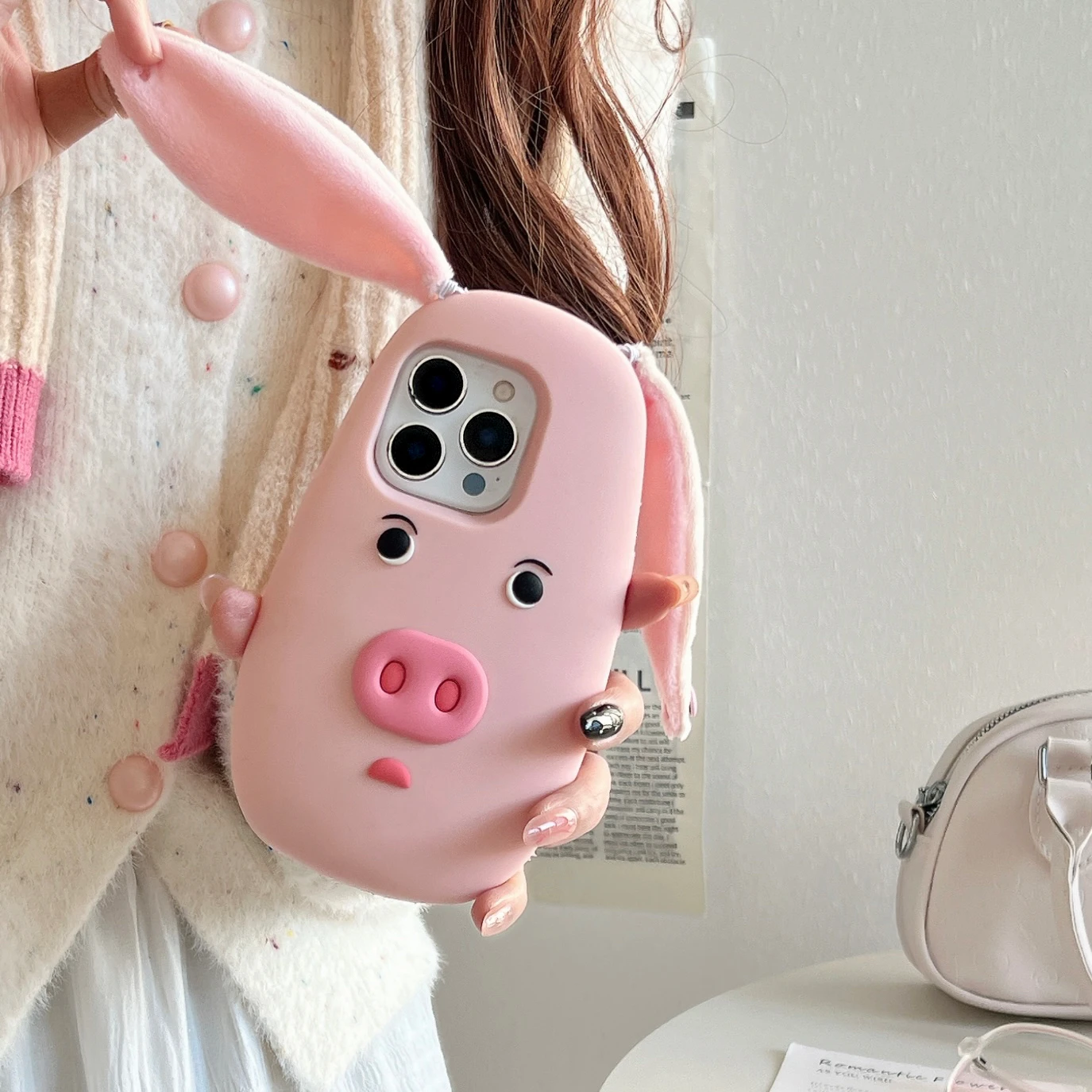 Милый мультяшный забавный чехо – обзор и цена Cute Cartoon Wrist Strap Silicone Case
