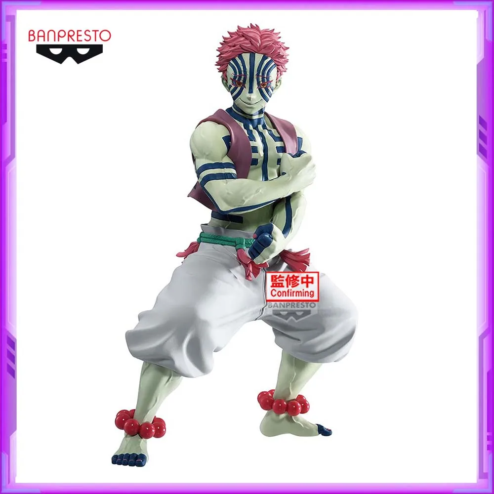 

In Stock Original BANPRESTO Demon Slayer Grandista Akaza PVC Anime Figures Action Figure Model Toys Gift